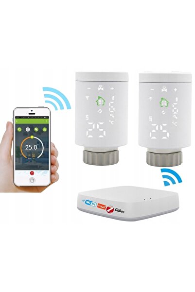 NO BRAND TUYA ZigBee 2 x CAP THERMOSTATIC + HUB WIFI