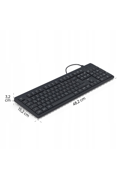 Hama CK-100 Tastatură wireless USB QWERTY cu asistență vocală