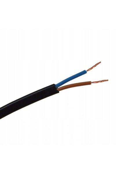 Elektrokabel Turek Cablu OMYp 2x0,75 NEGRU plat flexibil 100 METRI