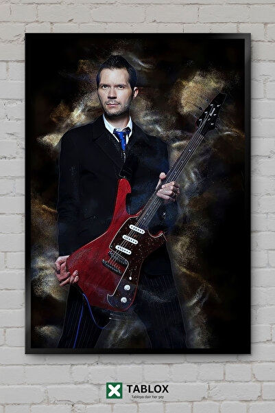 TABLOX Paul Gilbert Gitarist Guitarist Αφίσα Ροκ Μουσικής με Κορνίζα Διακοσμη...