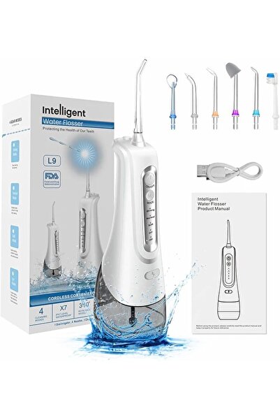 Choosey Water Flosser - Cordless Water Flossers for Teeth With 6 Nozzles, 4 M...