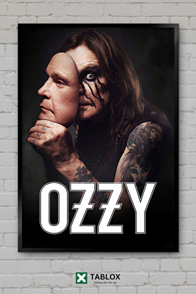TABLOX Ozzy Osbourne Singer Singer Metal Music Αφίσα με κορνίζα Διακοσμητικός...