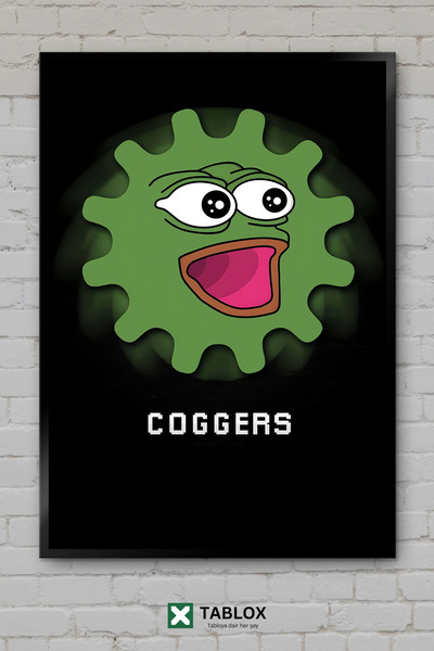TABLOX Αφίσα με αστεία ρητά λόγια Coggers, διακοσμητικός πίνακας ζωγραφικής α...