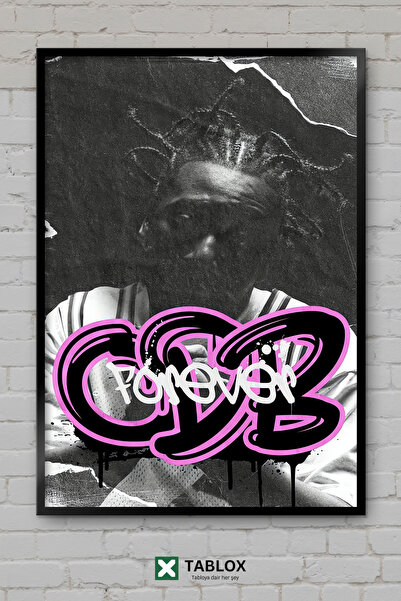 TABLOX Odb Forever Ol Dirty Bastard Ράπερ Χιπ Χοπ Αφίσα με Πλαίσιο Διακοσμητι...
