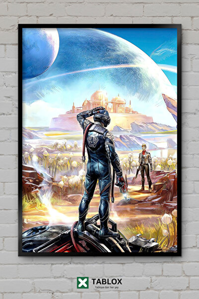 TABLOX The Outer Worlds Game Space Science Fiction RPG Διακοσμητικό Τραπέζι M...