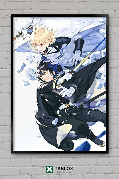 TABLOX Owari No Seraph Άνιμε Μάνγκα Γιουιτσίρο Βαμπίρ Ιαπωνικό Διακοσμητικό Π...