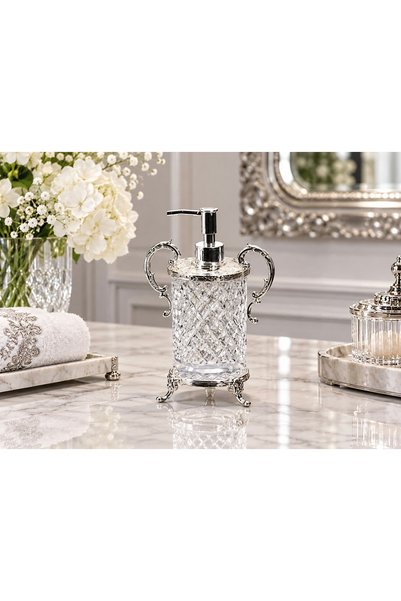 Generic Brand Esterhomedecor One-Piece Handle Brass-Plated Liquid Soap Dispen...