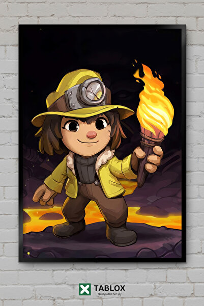 TABLOX Παιχνίδι Spelunky, Πλατφόρμα Περιπέτειας, Indie Retro, Διακοσμητικός π...