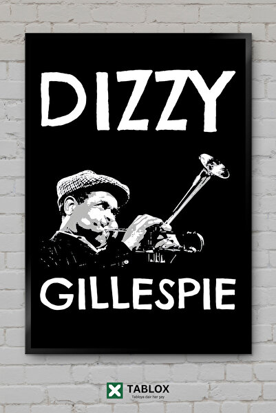 TABLOX Dizzy Gillespie Tribute Jazz Trompetist Μουσικός Διακοσμητικός πίνακας...