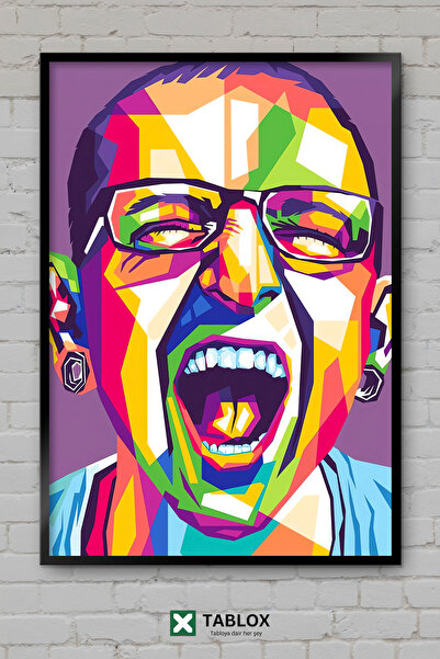 TABLOX Μουσικός Wpap Μουσικός Ποπ Αρτ Πορτρέτο Τέχνης με Πλαίσιο Διακοσμητικό...