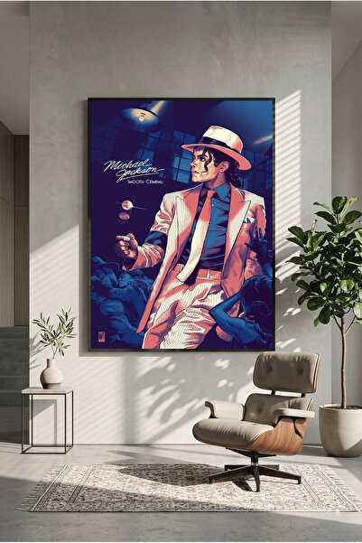 postercraft Μάικλ Τζάκσον Smooth Criminal Ξύλινη Αφίσα Πίνακα (Χωρίς Πλαίσιο)