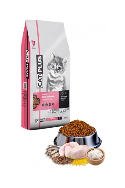 Generic Brand Cat Plus Kitten Cat Food Chicken and Turkey 15 kg