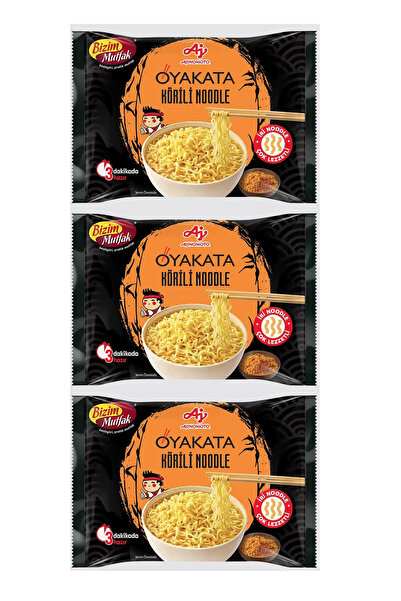Bizim Mutfak Oyakata Japon Köri Noodle 75 g X3