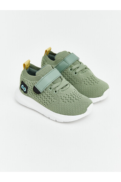 LC Waikiki Alita City Lcw Steps Khaki Mesh Detailed Baby Boy Pre-Walking Shoes