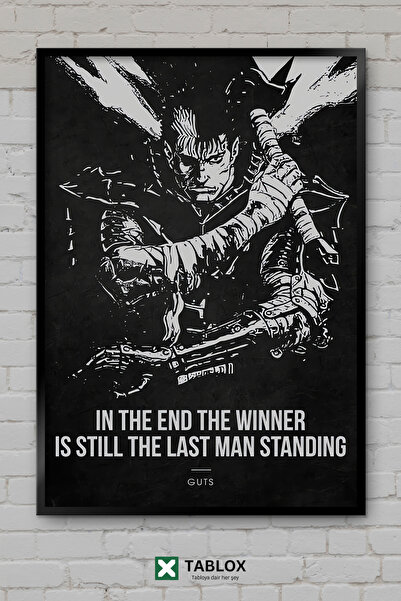 TABLOX Berserk Guts Anime Manga Σκοτεινό Φανταστικό Ιαπωνικό Διακοσμητικό Πίν...