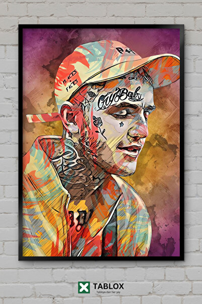 TABLOX Αφίσα Lil Peep, Ράπερ, Καλλιτέχνης Μουσικής Χιπ Χοπ, Διακοσμητικός πίν...
