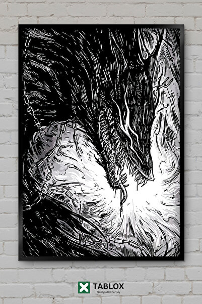 TABLOX Berserk Anime Manga Guts Dark Fantastic Ιαπωνικός Διακοσμητικός Πίνακα...