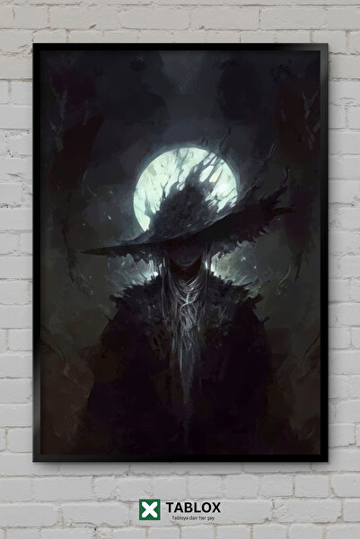 TABLOX Moon Lady Horror Σκοτεινή Τέχνη του Τρόμου της Γυναίκας του Φεγγαριού,...