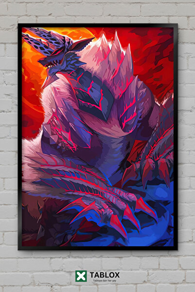 TABLOX Monster Hunter World Game Monster Hunter Διακοσμητικός πίνακας MDF με ...