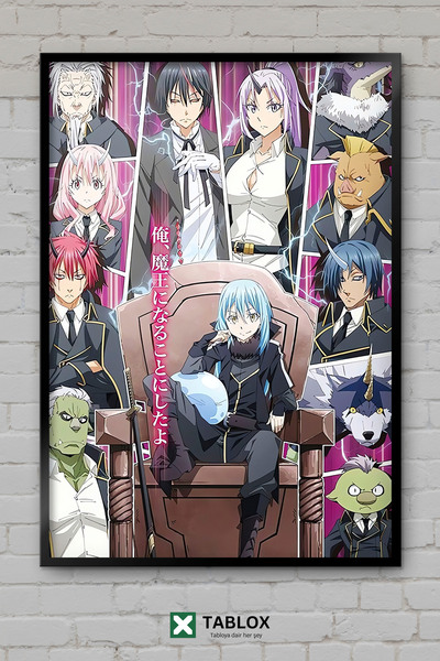TABLOX Tensei Shitara Slime Datta Ken Άνιμε Μάνγκα Επανεγκάρναση Πλαίσιο Εμφά...