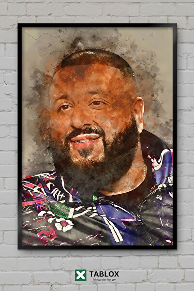 TABLOX Dj Khaled Παραγωγός και Συνεργάτης Μουσικής Χιπ Χοπ, Διακοσμητικός πίν...