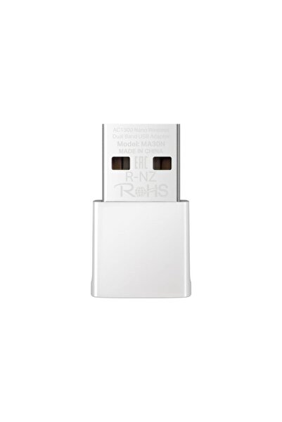 Mercusys Adaptor USB AC1300 Nano Wireless Dual Band, Gigabit, Dual-band, WiFi...
