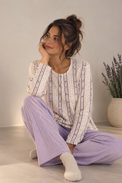 BELLAMER Polar Desenli Pijama Takımı