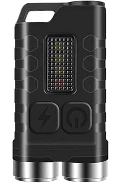Tazweeq Mini Powerful EDC Flashlight, Super Bright 900LM Rechargeable Keychai...