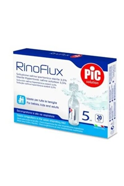 Rino Rinoflux 20 vials of 5 ml - hypertonic solution