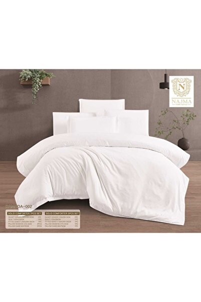 NAJMA Hotel Single Plain Quilt Luxury 5-Piece Set with Moving Filling - 120*2...