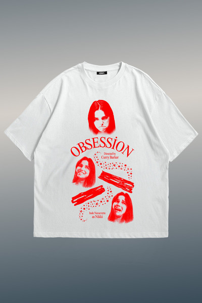 Grove Fashion Obsession Nikki Large Printed Unisex Oversize T-Shirt