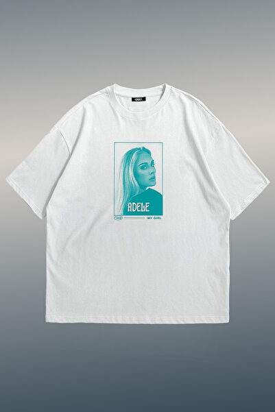 Grove Fashion Y2K Adele Printed Unisex Oversize T-Shirt