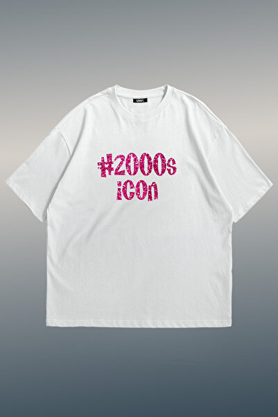 Grove Fashion 2000's Icon Printed Unisex Oversize T-Shirt