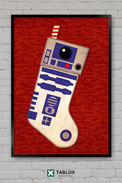 TABLOX R2d2 Star Wars Robot Droid Star Wars Poster cu aspect de cadru Tablou ...