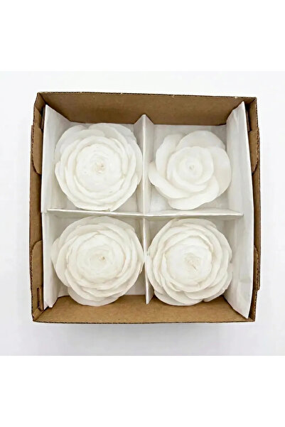 Pia Runa Bloom Box – 4’lü Çiçek Formlu Kokulu Mum Seti