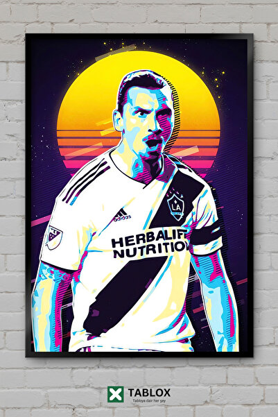 TABLOX Zlatan Ibrahimović Fudbaler Švedski Napadač Fudbalski Poster Dekorativ...