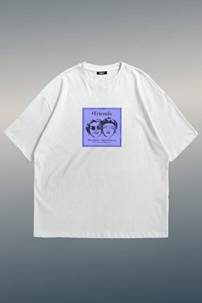 Grove Fashion Jimin and Taehyung Printed Unisex Oversize T-Shirt