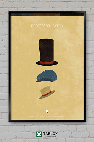 TABLOX Αφίσα παζλ του παιχνιδιού Professor Layton, Διακοσμητικός πίνακας από ...