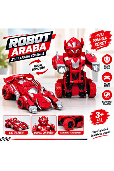 Robota Dönüşen Araba Çek Bırak
