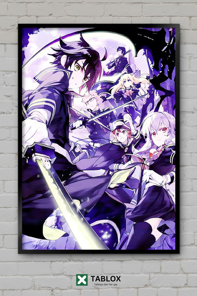 TABLOX Owari No Seraph Άνιμε Μάνγκα Γιουιτσίρο Βαμπίρ Ιαπωνικό Διακοσμητικό Π...