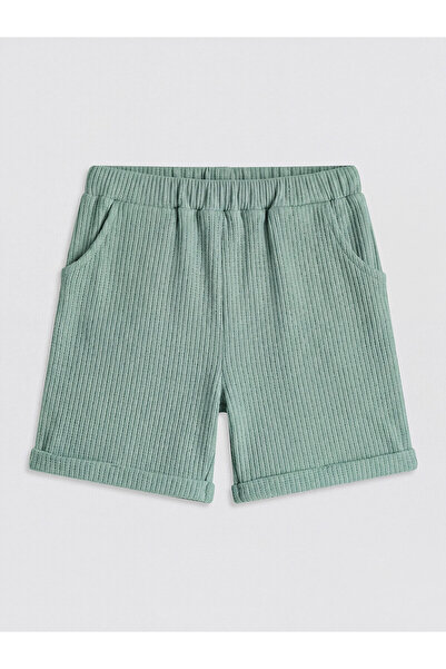 LC Waikiki Two Mt Shop Quality Lcw Baby Green Regular Fit Baby Boy Shorts