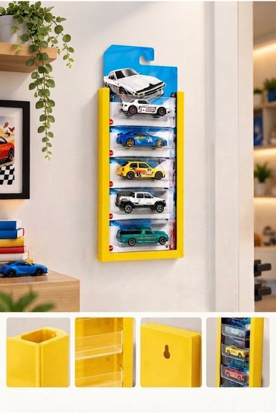 ude desing 3d UDE DESİNG3D 5'li Blister 1:64 Ölçekli Oyuncak Araba Sergileme ...