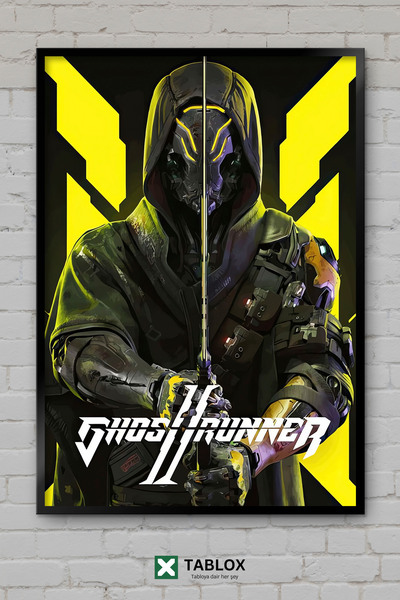 TABLOX Ghostrunner Game Science Fiction Action Αφίσα Διακοσμητικός πίνακας MD...