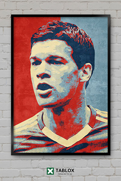 TABLOX Michael Ballack Fudbaler Fudbal Nemačka Zvezda Okvir Izgled Dekorativn...