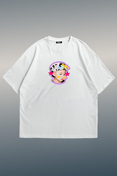 Grove Fashion Bts Baby Jimin Printed Unisex Oversize T-Shirt