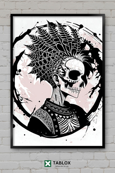 TABLOX Psihodelična šuma Punk Psihodelična šuma Umjetnički poster Okvir Izgle...