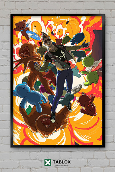 TABLOX Sunset Overdrive Παιχνίδι Δράσης Υπαίθριος Χώρος Πολύχρωμο Διακοσμητικ...
