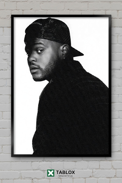 TABLOX The Weeknd Singer Singer Music Pop RnB Αφίσα με κορνίζα Διακοσμητικός ...