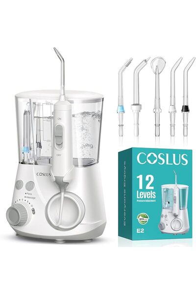 COSLUS E2 Water Flosser: Water Floss for Orthodontics and Sensitive Teeth