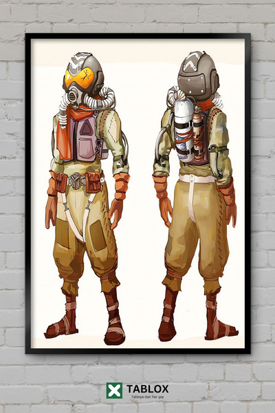 TABLOX Αφίσα επιστημονικής φαντασίας Outer Wilds Game Space Exploration, Διακ...